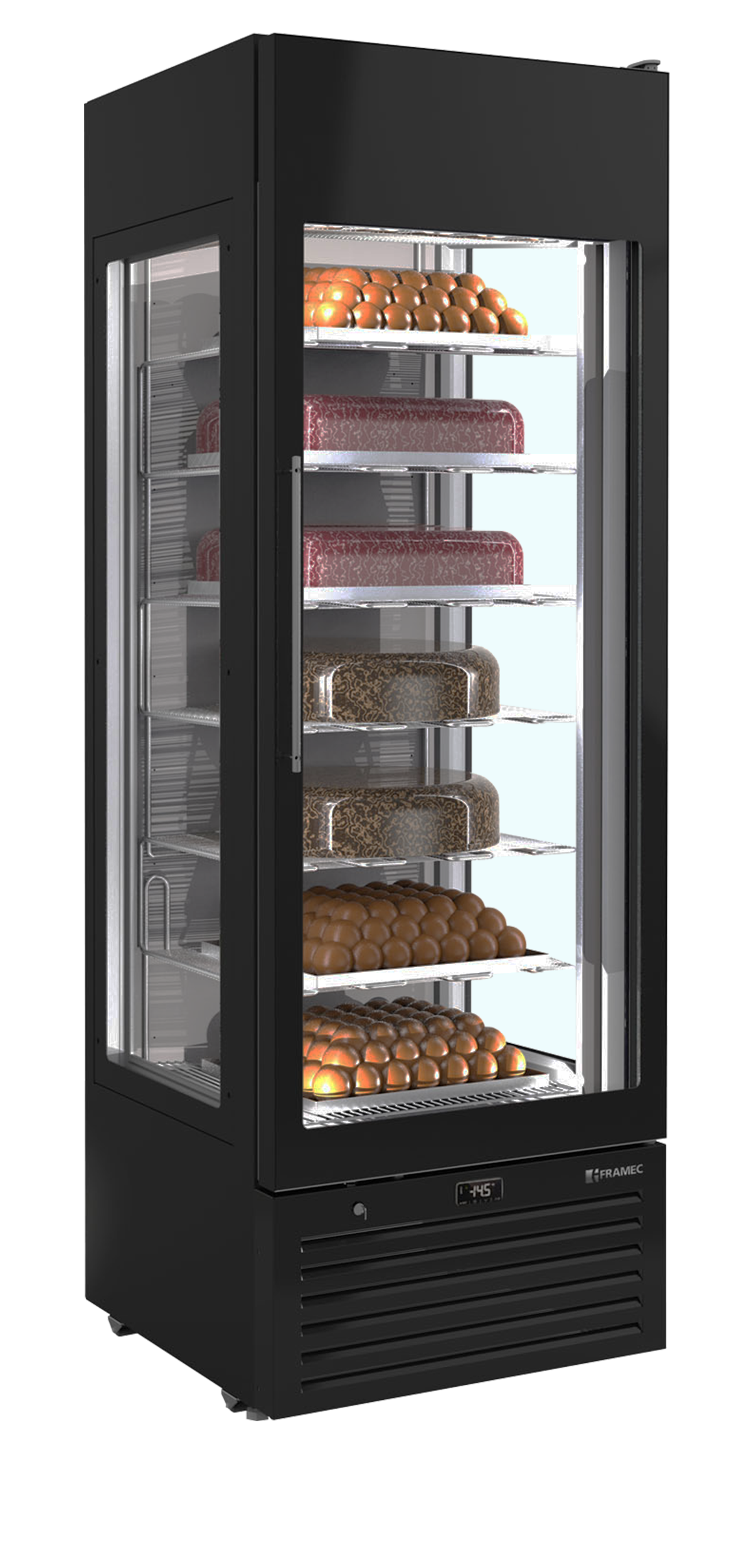 Framec VENERE NS Glass Display Freezer