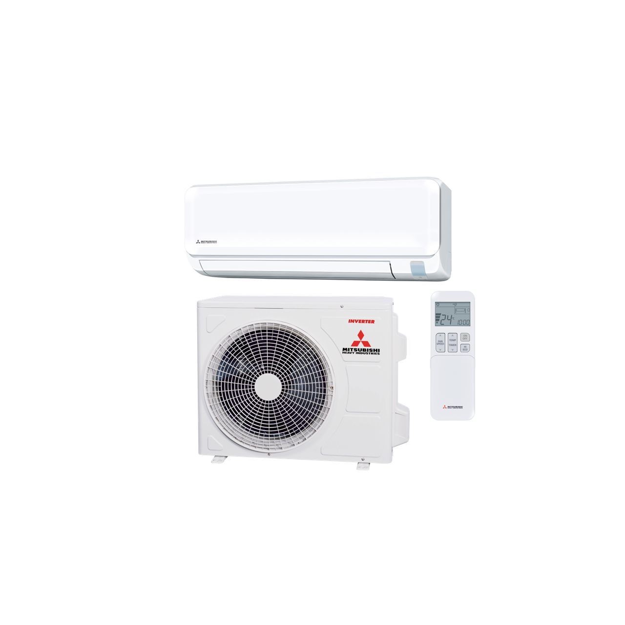 Mitsubishi Heavy Industries R32 Standard Plus Inverter (1-Phase, White)