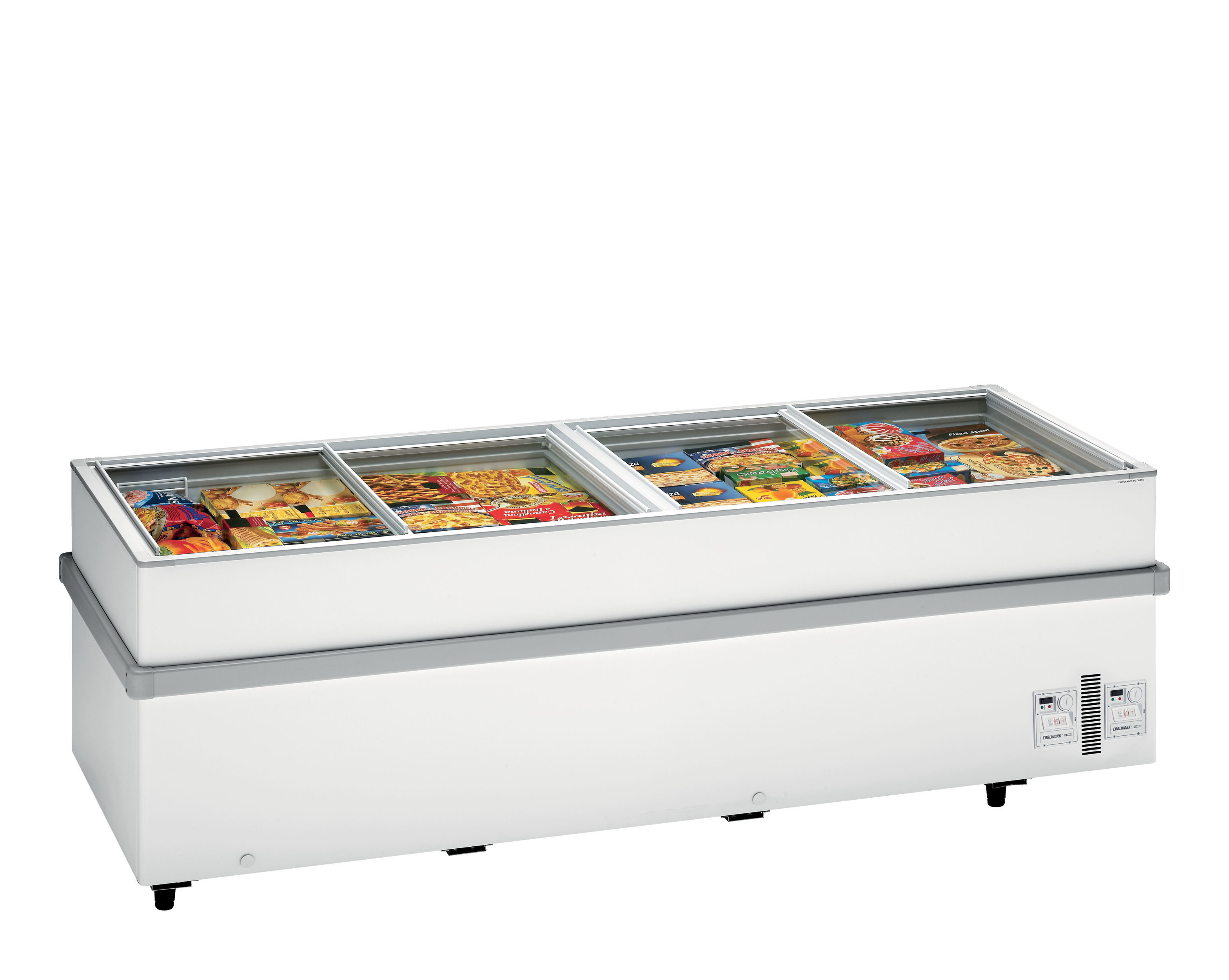 Tefcold 1100CHV WH Island Site Freezer