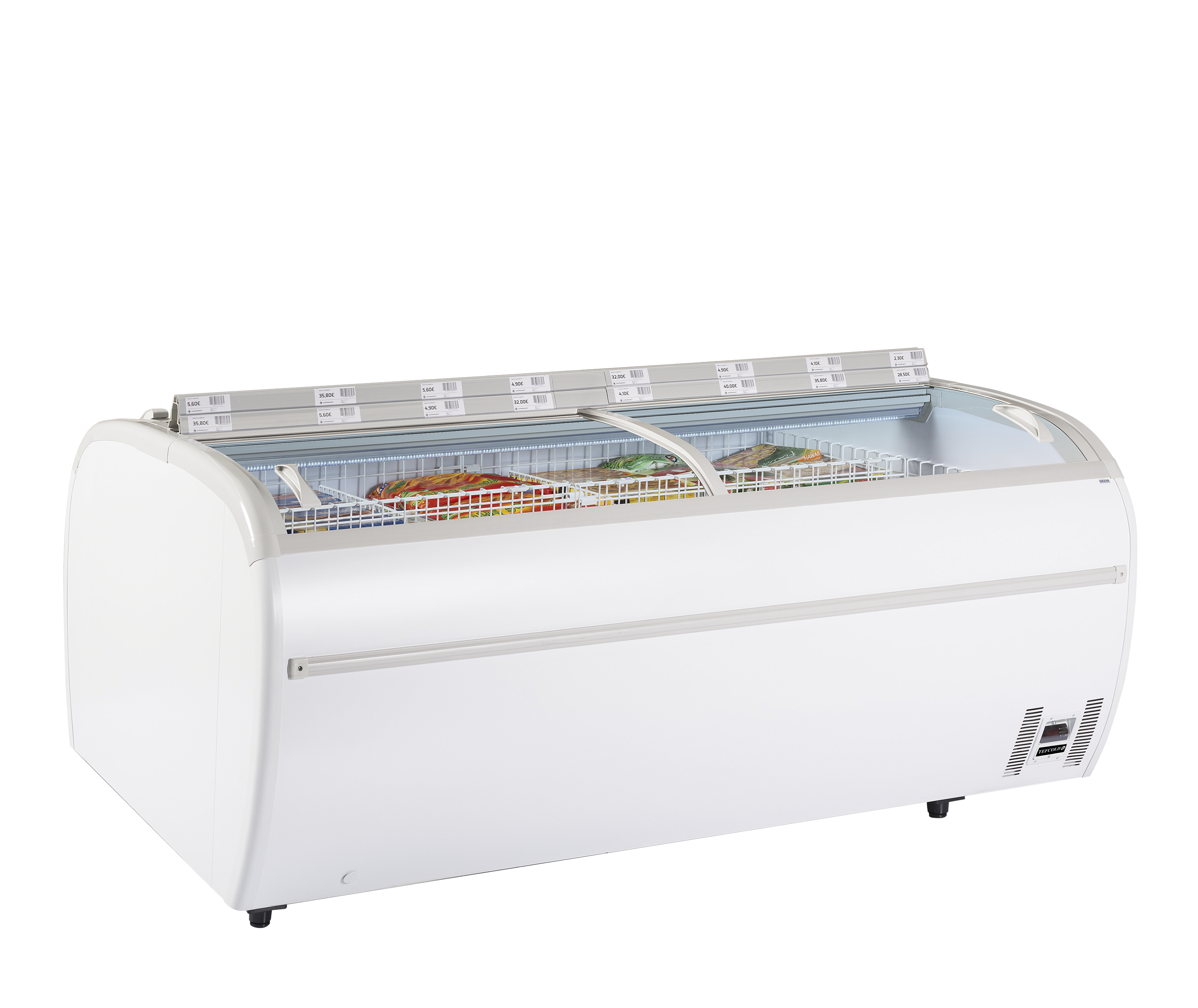 Tefcold DUPLA 2.2DE White High Vision Freezer