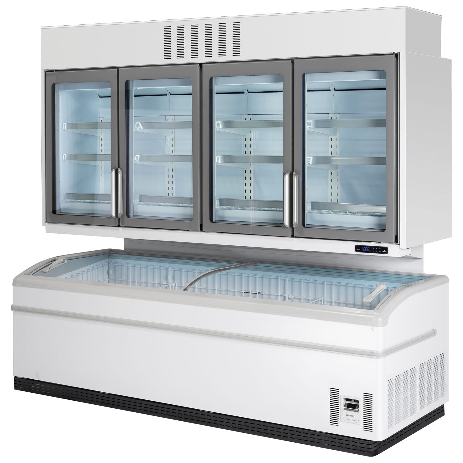 Tefcold SUPER ARV215DE Panoramic Top Case Freezer