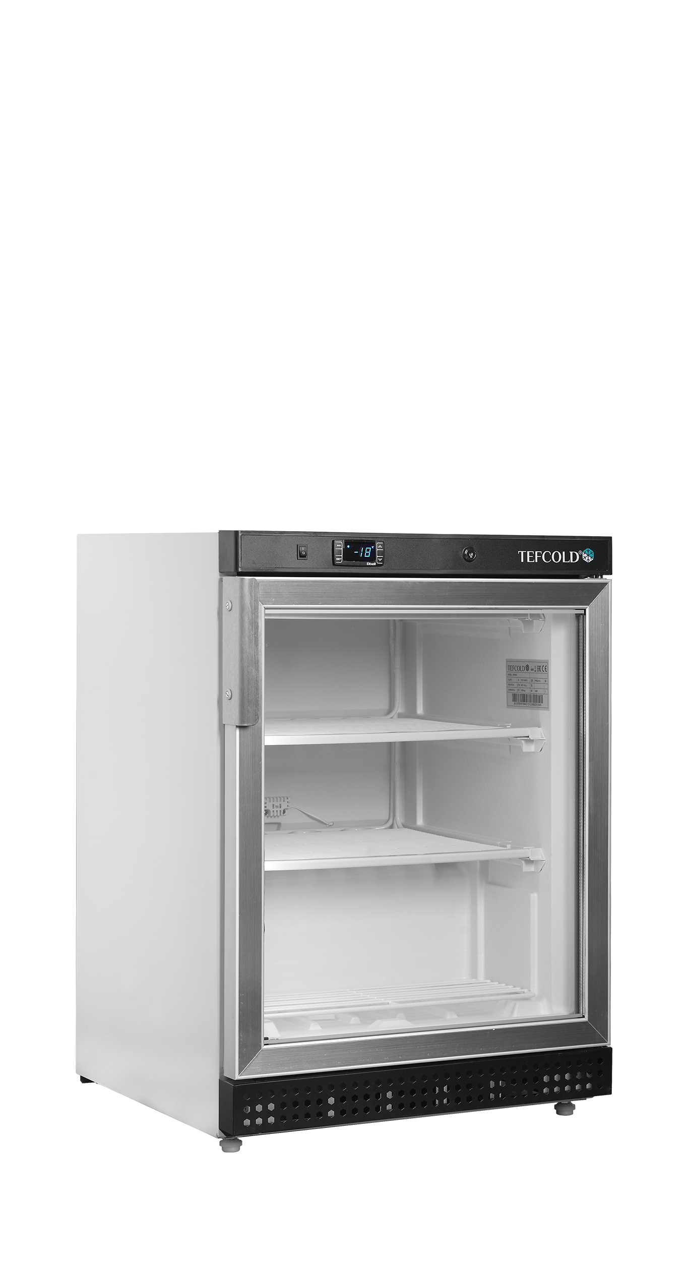 Tefcold UF200G Glass Door Display Freezer