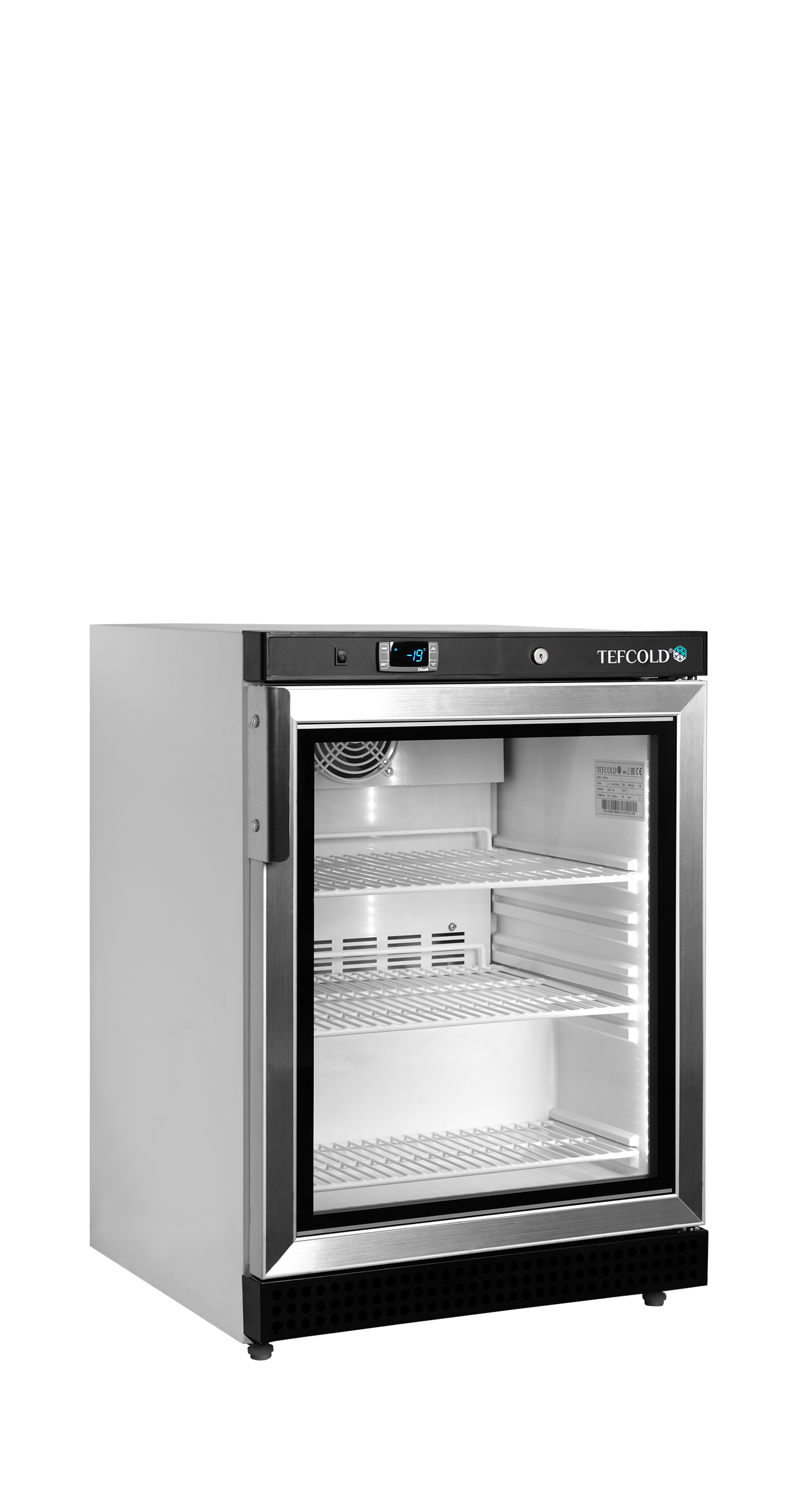 Tefcold UF200VG Glass Door Display Freezer