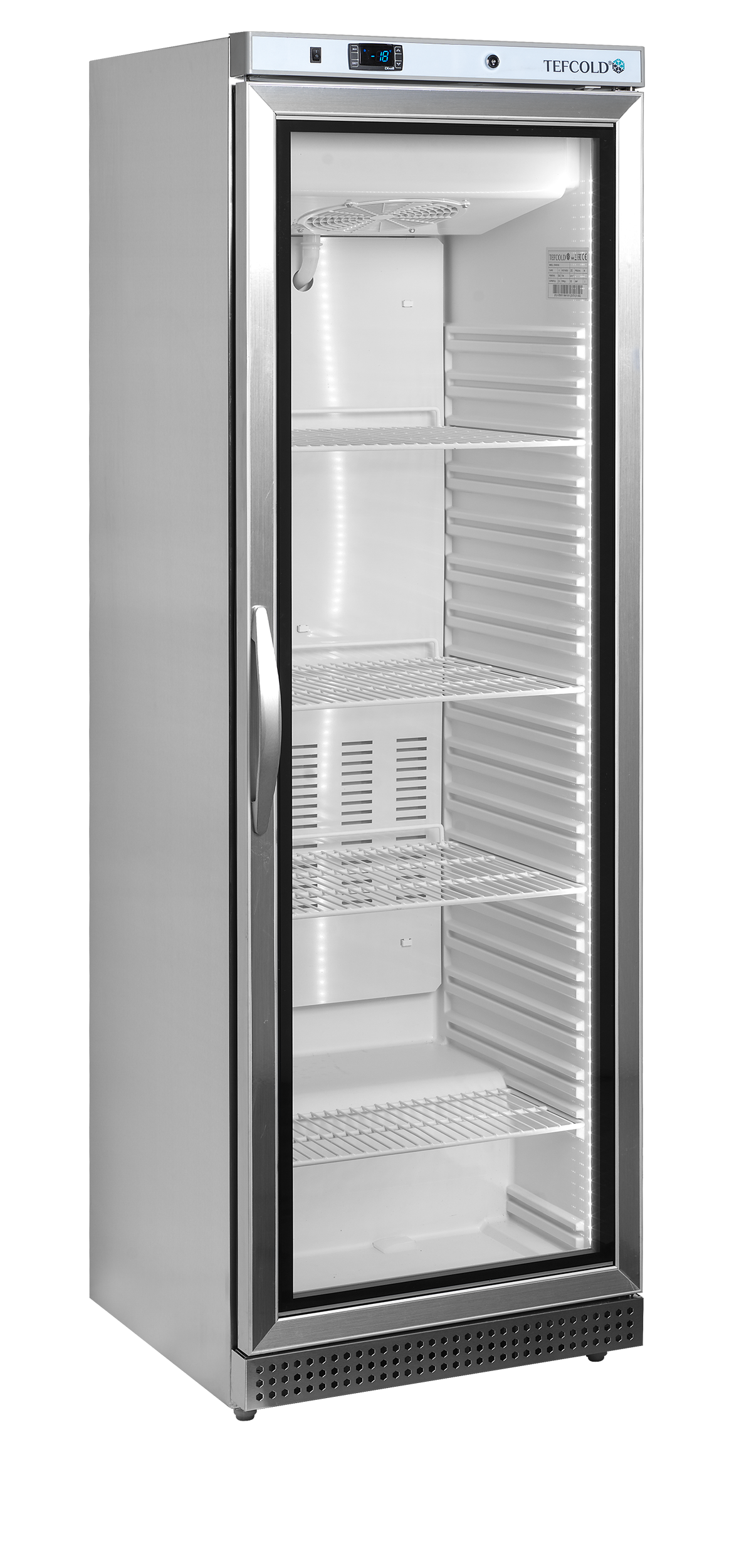 Tefcold UF400VSG Glass Door Display Freezer