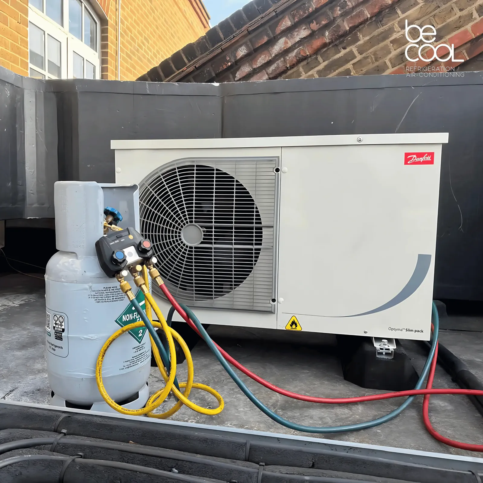 Cold Room Install with Danfoss Cooling & Transparent Strip Curtain - 9