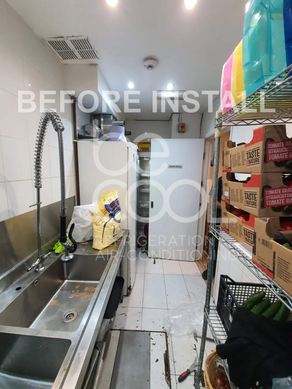 Its All Greek to Me: Walk-in Chiller & Freezer Installation - 2