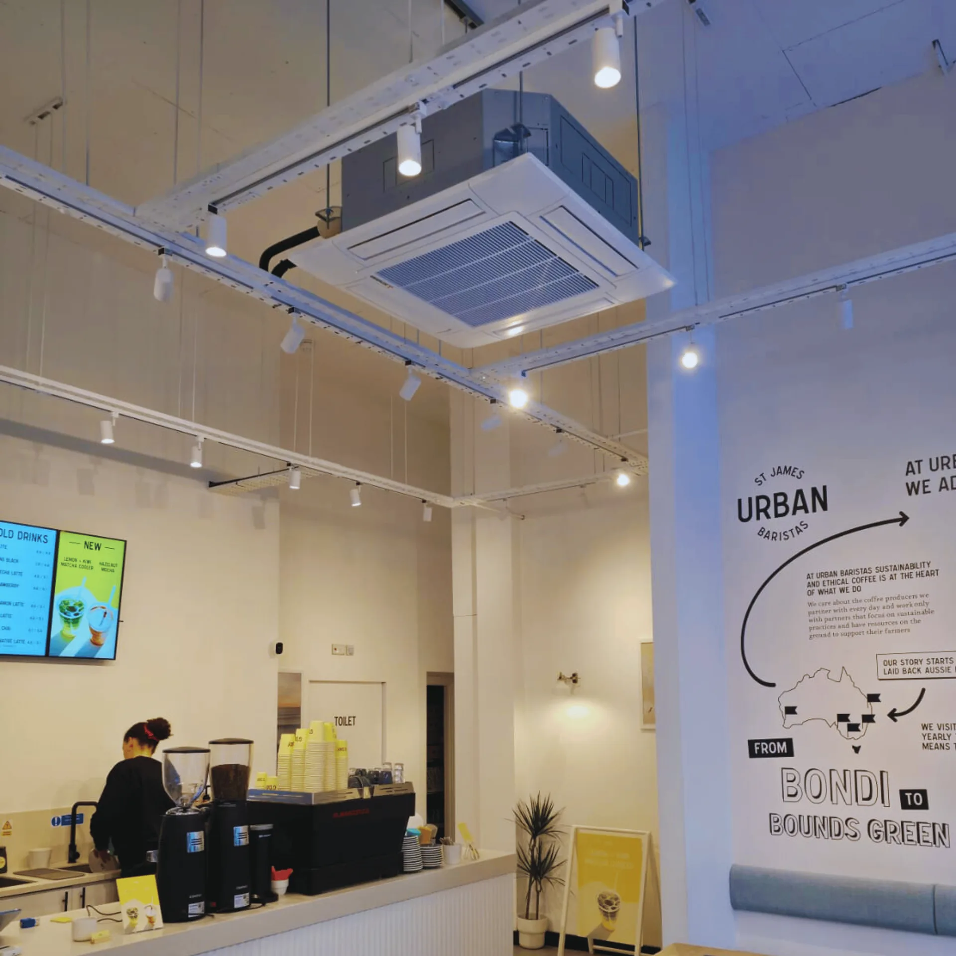 Urban Barista: 7th Floor AC Installation - 6