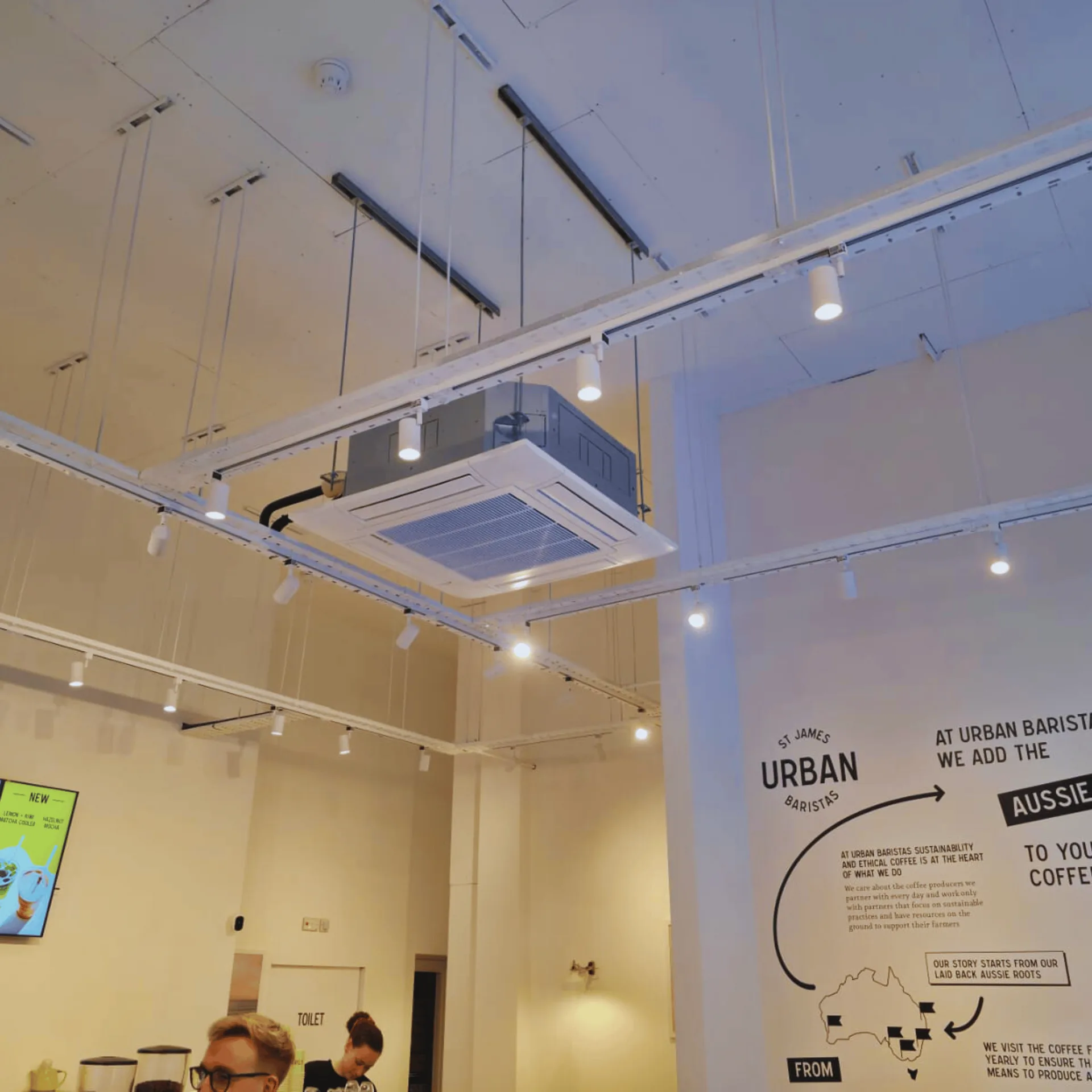 Urban Barista: 7th Floor AC Installation - 7